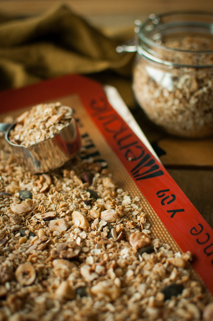 Nuts and seeds granola