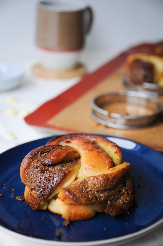 Pistachio and orange blossom babka