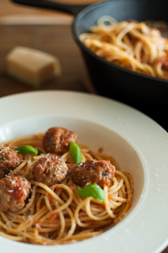 Italian Meatballs Spaghetti