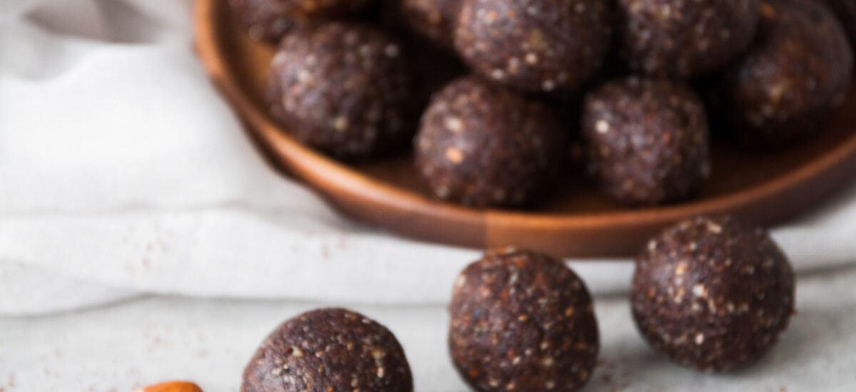 Dates and Chocolate Energy Balls