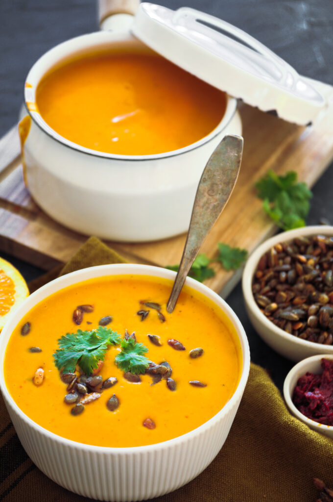 Butternut, Saffron and Orange Soup